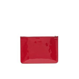 NWT Alexander McQueen Patent Leather Skull Clutch